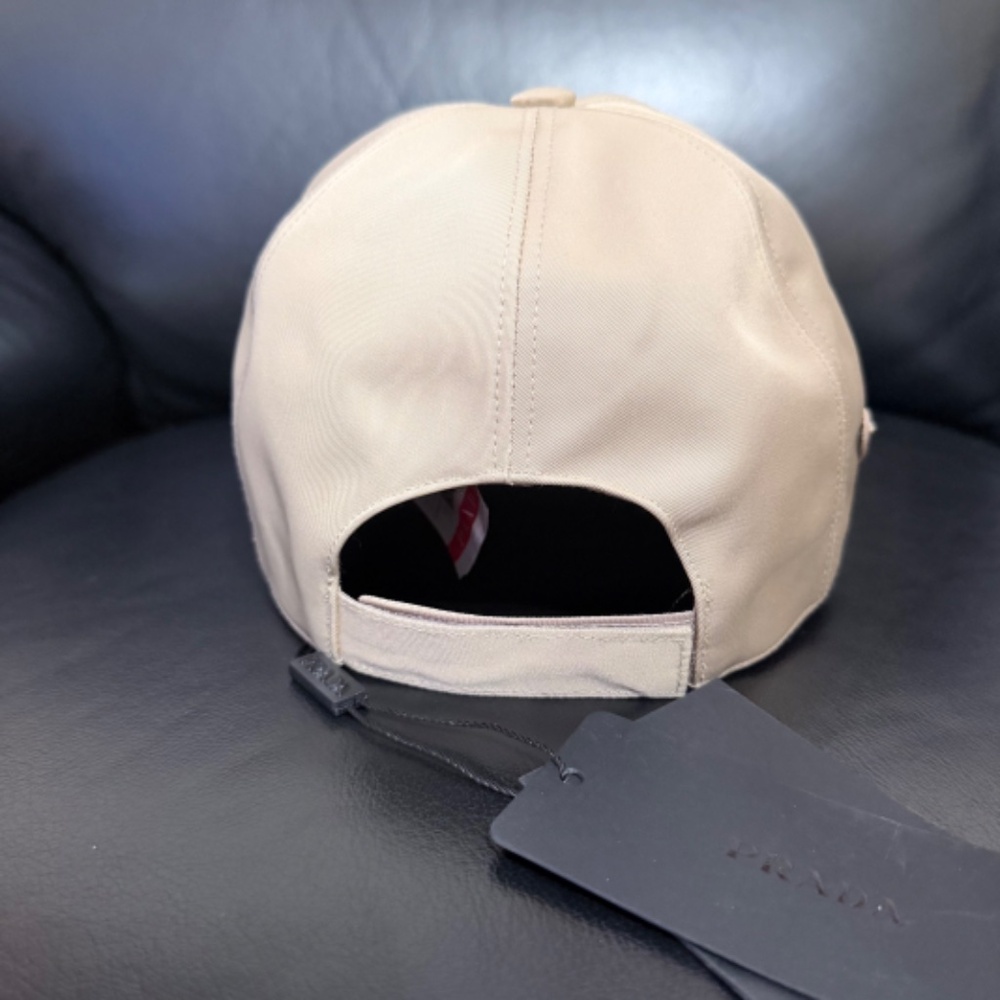 NEW PRADA RE-NYLON BASEBALL CAP HAT UNISEX LOGO ADJUSTABLE - Picture 3 of 5